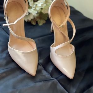 Tan leather heels